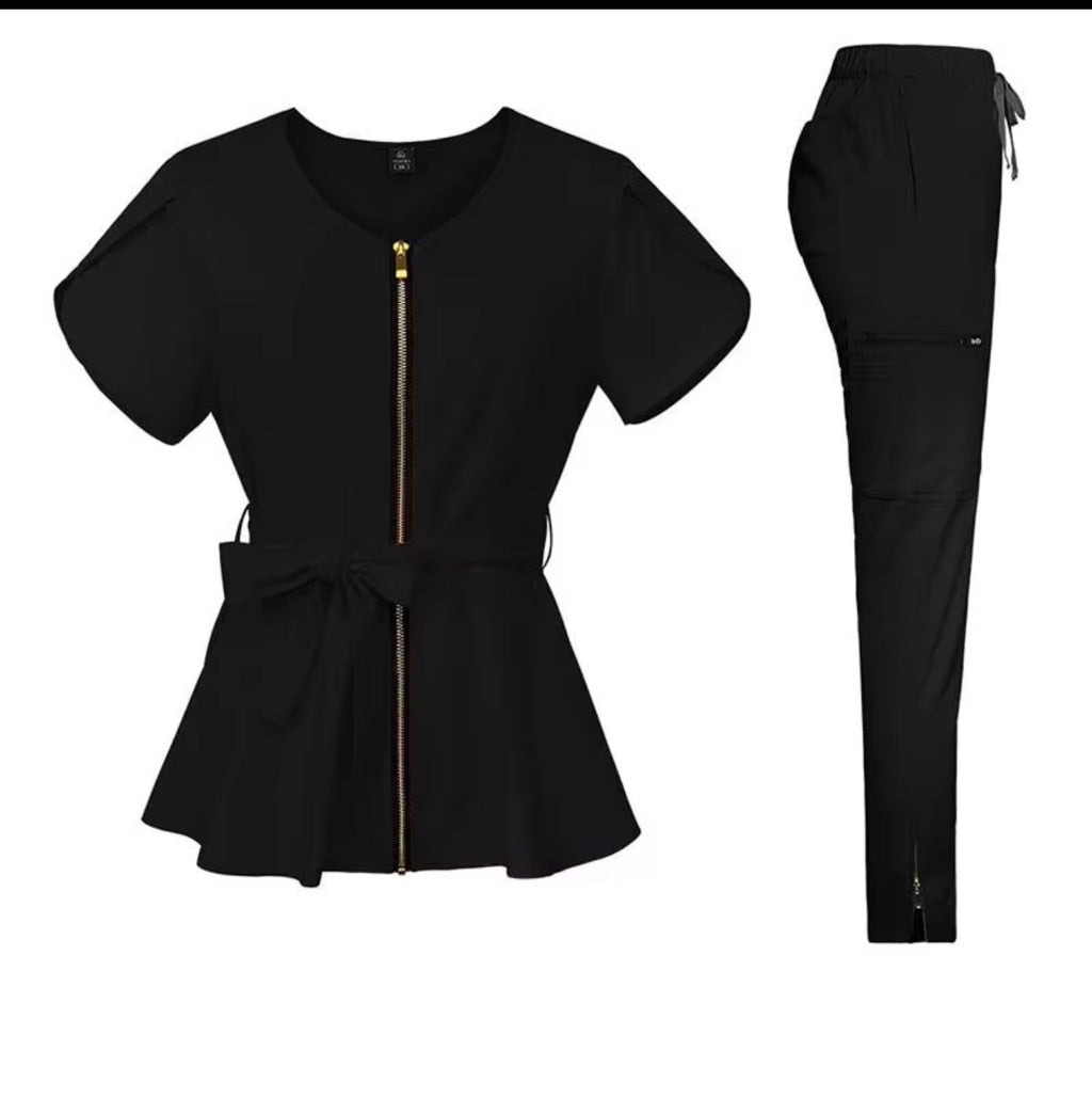 Chymeenes CoreCare Scrub Set | Black