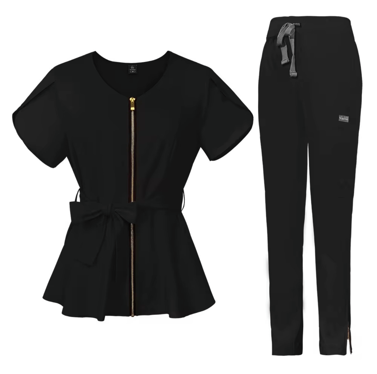 Chymeenes CoreCare Scrub Set | Black