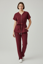 Chymeenes CoreCare Scrub Set | Burgundy